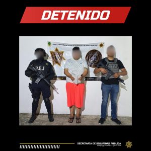 Detienen en Yucatán a sujeto acusado de triple homicidio en Quintana Roo 
