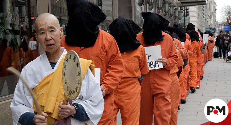 Exigen el cierre de Guantánamo ante la Casa Blanca