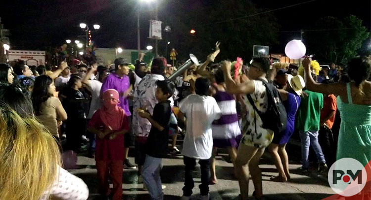 Pleito entre pandillas en el carnaval de Halachó deja Saldo de 9 detenidos