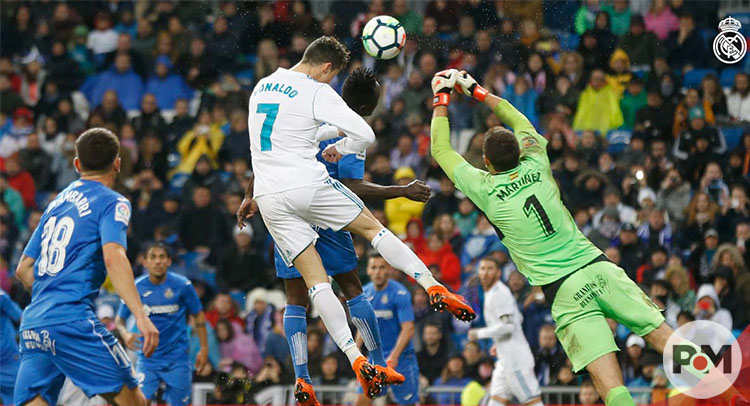 Real Madrid vence a Getafe con un doblete de Cristiano