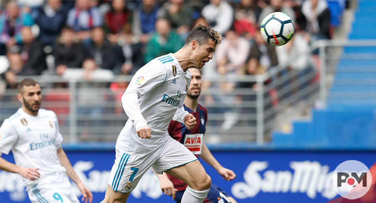 Cristiano le da el triunfo al Real Madrid ante Eibar