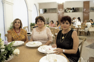 Georgina Priego de Garrido, Maricarmen Cadena de Avilés y Martha Gamboa Gamboa