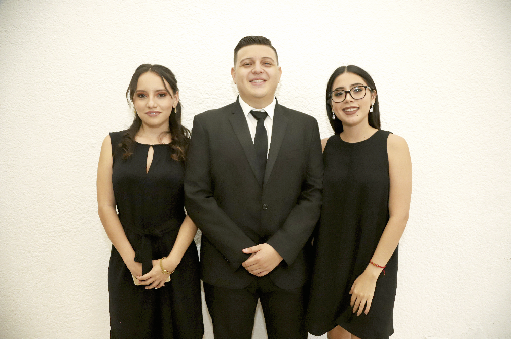 Eddy Aguilar, Mauricio Arceo y Jessica Villamil