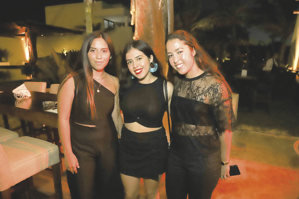 Monserrat Marrufo, Camila Espinosa y Lizbeth Rodríguez