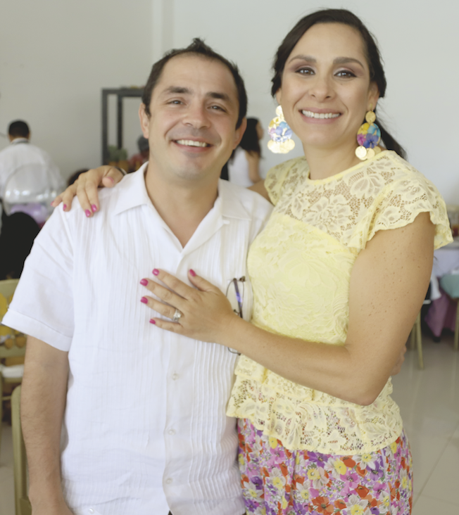 Vicente Correa y Patricia Aizpurua