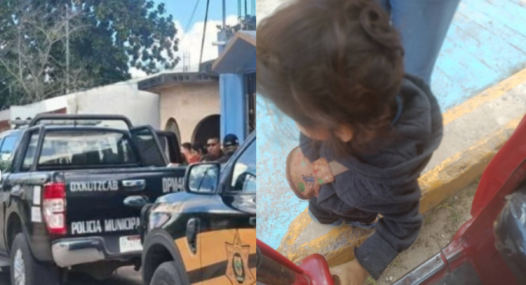 Madre olvida a su hijo en un mototaxi de Oxkuztcab