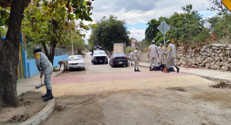 Guardia Nacional participó en actividades de recuperación de espacios públicos en las “Jornadas por la Paz”