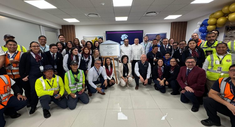 Reconocen a la estación del aeropuerto de Mérida de Aeroméxico como la más puntual del país
